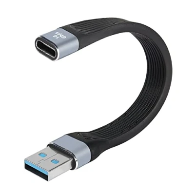 Afbeelding van MEIRIYFA 10Gbps USB C Type Vrouwelijk naar 3.0 A Mannelijke Kabel, Vrouwelijke Adapter met Hoge Snelheid Gegevensoverdracht voor Laptop, Power Bank