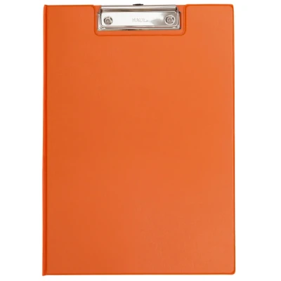 Afbeelding van Klembordmap MAUL A4 staand met penlus PVC neon oranje
