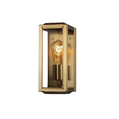 Afbeelding van Konstsmide Carpi Messing 7348 800 Buitenlamp (wand) E27