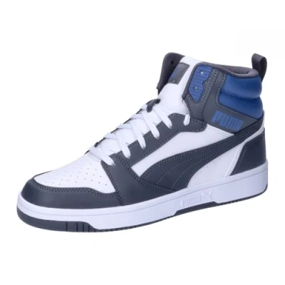 Afbeelding van Puma Unisex Rebound V6 Sneaker, Wit Galactic Gray Clyde Royal, 7 UK, Galactisch Grijs 40.5 EU