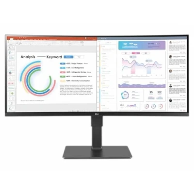 Afbeelding van LG 34BQ77QB B computer monitor 86,4 cm (34 ) 3440 x 1440 Pixels UltraWide Quad HD LED Zwart