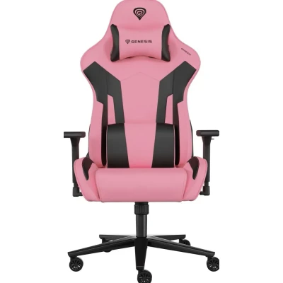Afbeelding van GENESIS Nitro 720 PC gamestoel Luchtgevulde zitting Zwart, Roze