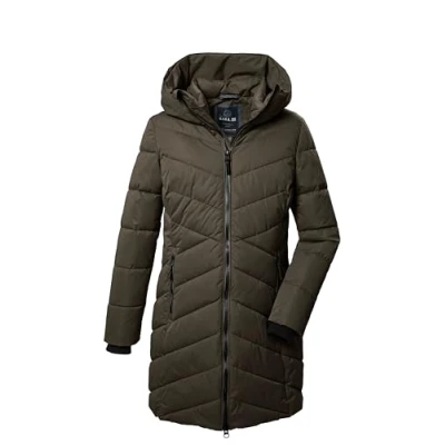Afbeelding van G.I.G.A. DX dames Gewatteerde parka/functionele parka met capuchon GW 17 WMN QLTD PRK, olive brown, 48, 41855 000