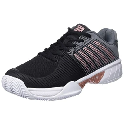 Afbeelding van K swiss Express Light 2 HB Black/STLGray/Gold Schoenen Damesschoenen Grijs/Goud 39