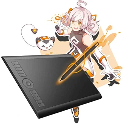 Afbeelding van GAOMON M10K 2018 versie 10 x 6,25 inch grafische tablet met passieve stylus en 8192 drukniveaus (M10K2018)