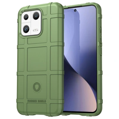 Afbeelding van Xiaomi 13 Hoesje Siliconen en TPU (zacht) imoshion Softcase/Backcover Groen Telefoonhoesje Shockproof/Valbescherming