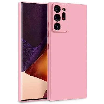 Afbeelding van MyGadget Beschermhoesje voor Samsung Galaxy Note 20 Ultra, van TPU siliconen, tweelaagse beschermhoes, schokbestendig, zeer beschermend, roze
