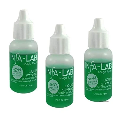 Afbeelding van Infalab Magic Touch Liquid Styptic Skin Protector Stop Bleeding Cuts (3 stuks)