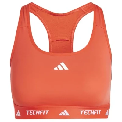 Afbeelding van adidas Performance Powerreact Techfit Sportbh met medium support, Dames, Maat: XSxC D, Bright red