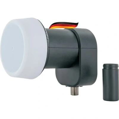 Afbeelding van SCHWAIGER 272 Enkelvoudige LNB 1 voudig digitaal deelnemer gebruik met schotelantenne multifeed compatibel weerbestendig antraciet