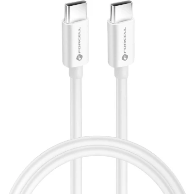 Afbeelding van Forcell USB C naar Universele Snellader geschikt voor apparaten 2 Meter 100W Wit