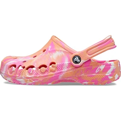 Afbeelding van Crocs Uniseks Baya Graphic Clog, Papaja Gemarmerd, 46/47 EU