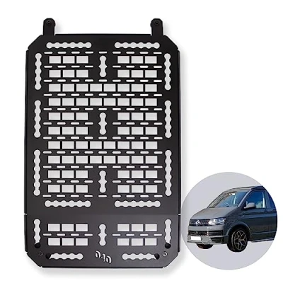 Afbeelding van 040 Parts Single Molle Board voor VW T5 T6 T6.1 California universele apparaathouder en extra opbergruimte avontuur, camping outdoor