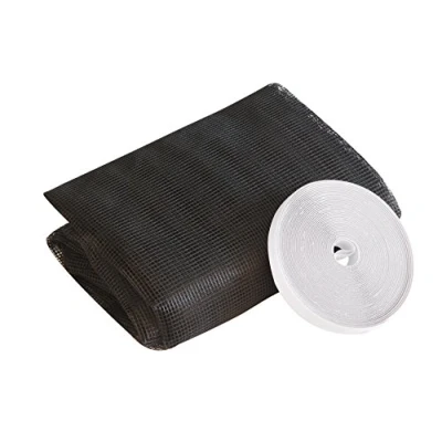 Afbeelding van Windhager Insectenwerende hor Plus voor ramen, insectenwerend weefsel, vliegennet, individueel op maat te snijden, incl. montage klittenband, 100 x cm, antraciet, 03485