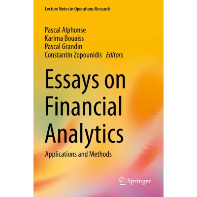 Afbeelding van Lecture Notes in Operations Research Essays on Financial Analytics