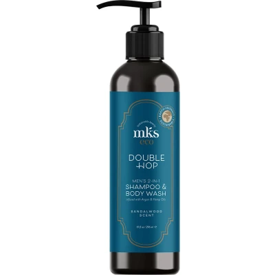 Afbeelding van MKS Eco Men Double Hop Men&#039;s 2 in 1 Shampoo &amp; Body Wash Sandalwood 296ml