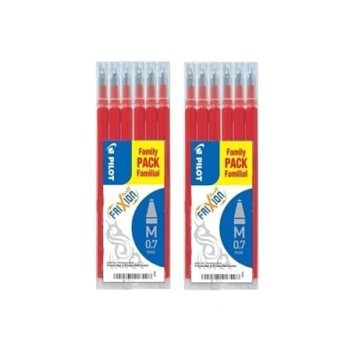 Afbeelding van Pilot FriXion Ball Balpen, 0,7 vullingen, navulvullingen, 4 set à 3 stuks, rood