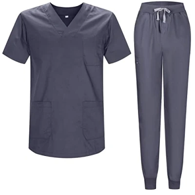 Afbeelding van MISEMIYA Sanitaire pyjamasets, uniseks, medische uniformen 817 8316, Grijs, XS