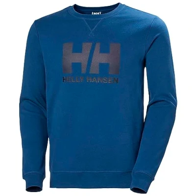 Afbeelding van Helly Hansen Heren HH Logo Crew Sweatshirt, 606 Diepe Fjord, S
