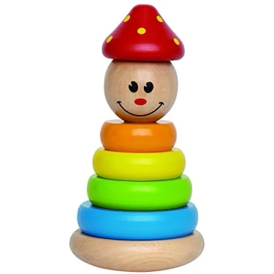 Afbeelding van Hape E0400 Clown Stacker Wooden Activity Toy for Toddlers