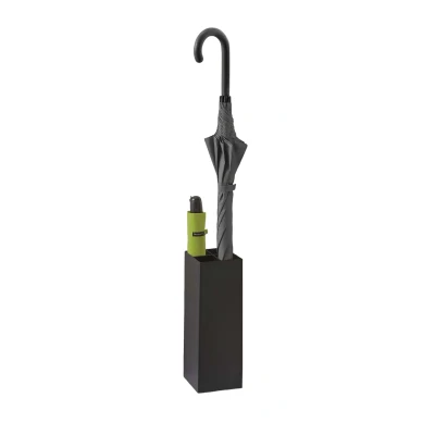 Afbeelding van Yamazaki Paraplubak Smart Semi Closed Vierkant Zwart 11x11x30cm