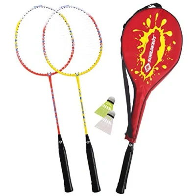 Afbeelding van Schildköt 970908 Veerbalset 2 speler, rackets, ballen, in 3/4 hoes, meerkleurig