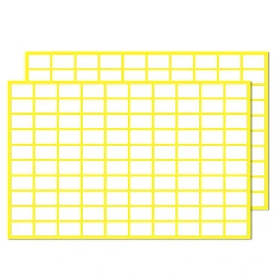 Afbeelding van 2000 Stuks, 13 x 8 mm Kleine Witte Zelfklevende Etiketten Stickers Labels