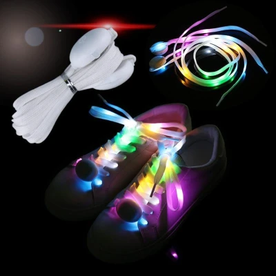 Afbeelding van Lichtgevende Nylon Veters LED RGB