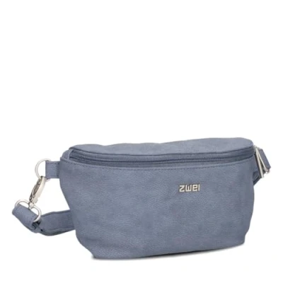 Afbeelding van zwei Gordeltas Mademoiselle.M MH4 Hip Bag Nubuk Sky Blauwgrijs