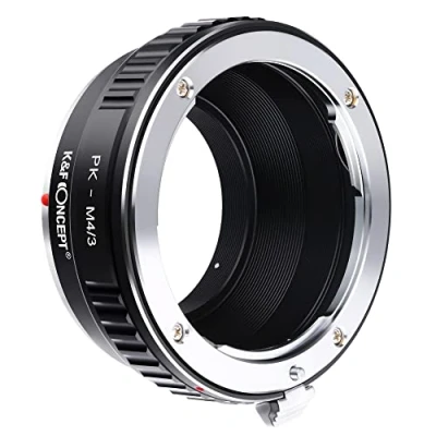 Afbeelding van adapter PK M4/3 K &amp; F Concept lens voor Pentax op Micro 4/3 M4/3R G10 G3 GF3 GF1 E P3 P2 PL3 PL1