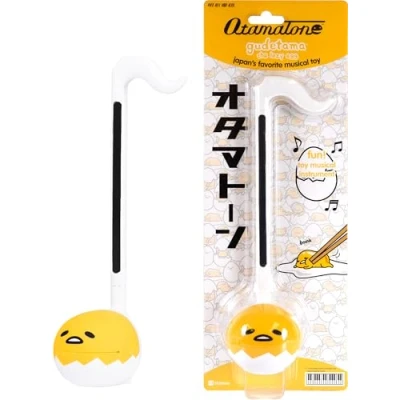Afbeelding van Otamatone Special Edition Sanrio (Gudetama) Leuk elektronisch muziekspeelgoed synthesizer instrument door Maywa Denki (officiële licentie) [Inclusief liedblad en Engelse instructies]
