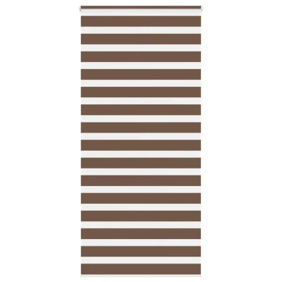 Afbeelding van Zebra rolgordijn 110x230 cm stofbreedte 105,9cm polyester bruin