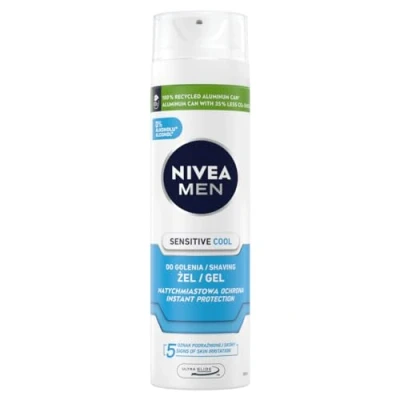 Afbeelding van Nivea Men Sensitive Cool Gel Chšodzący dkel do golenia dla męktaczyzn 200 ml