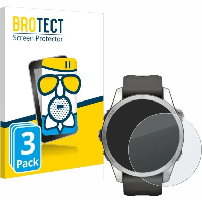 Afbeelding van BROTECT Antireflecterende Glas Screen Protector Mat voor Garmin Fenix 7S Pro Solar (42 mm) (3 Stuks) Schermbeschermer [Folie niet Gehard Glas]