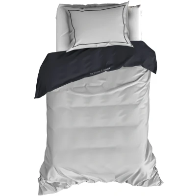 Afbeelding van Dekbedovertrek De Witte Lietaer Elegance White Satijn 140 x 200 / 220 cm 1 Persoons