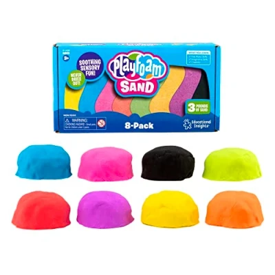 Afbeelding van Learning Resources Educational Insights Playfoam Zand 8 Stuk Set, Veelkleurig