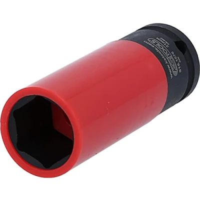 Afbeelding van KS Tools 515.1076 1/2&quot; krachtdop robuust, lang, 21mm voor aluminium velgen