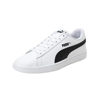 Afbeelding van Puma sneakers Smash V2 L uniseks volwassene Lage , Wit (White/Black) 48.5 EU