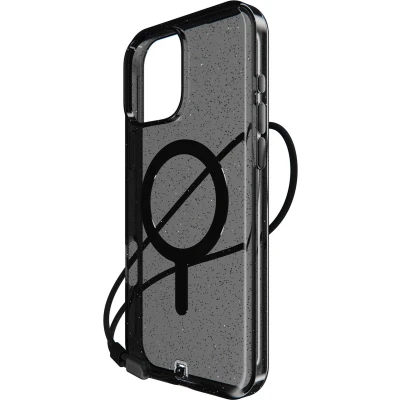 Afbeelding van Apple iPhone 16 Pro Max Glitter Hoesje Kunststof BodyGuardz Hardcase/Backcover Transparant Telefoonhoesje