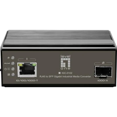 Afbeelding van LevelOne IGC 0102 netwerk media converter 1000 Mbit/s Zwart