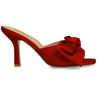 Afbeelding van sacha MIT Schleife Muiltjes met hak, Dames, Maat: 36, Red Schoenen