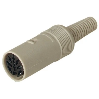 Afbeelding van Hirschmann 930 348 517 1 DIN connector Bus, recht Aantal polen: 8 Grijs stuk(s)