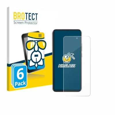 Afbeelding van BROTECT Screenprotector voor Oppo Reno 13 Pro Folie Beschermfolie Beschermglas transparant (6 Stuks)