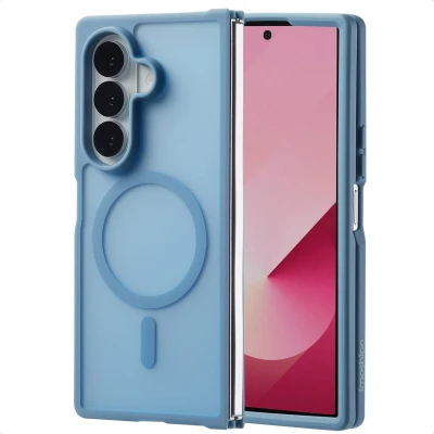 Afbeelding van imoshion Hoesje geschikt voor Samsung Galaxy Z Fold 7 Color Guard Backcover MagSafe Lichtblauw