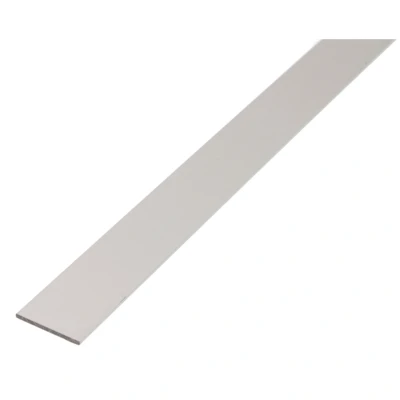 Afbeelding van Alberts 473044 platte buis aluminium, zilverkleurig geanodiseerd 1000 x 30 2 mm