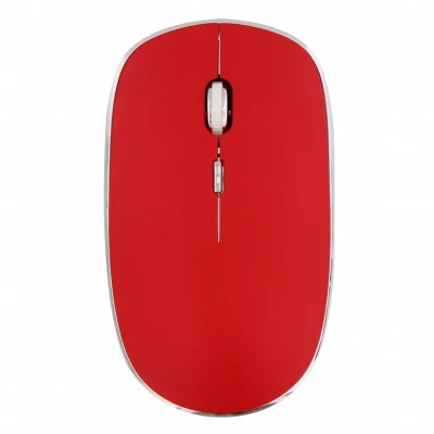 Afbeelding van MWRUBBY6 RuBBY optische muis, 1600 dpi, draadloos, stil, rood/zilverkleurig