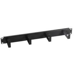 Afbeelding van Rangeerpaneel ProCable (19 inch, 1U, 4 beugels, Zwart)