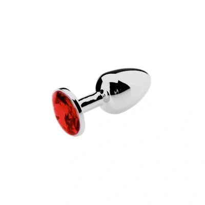 Afbeelding van Buttplug aluminium Medium Red