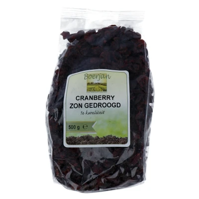 Afbeelding van Boerjan Cranberry Zon Gedroogd 500GR