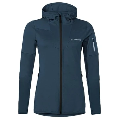 Afbeelding van Vaude Monviso II Fleecejas, Dames, Maat: 36, Dark sea uni